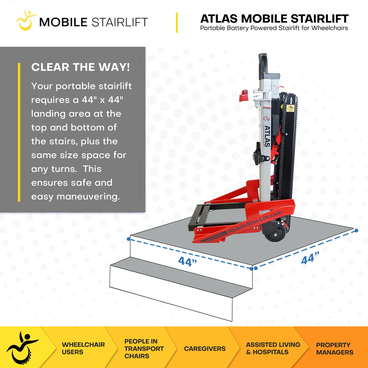 Atlas Stair Climbing Wheelchair Lift