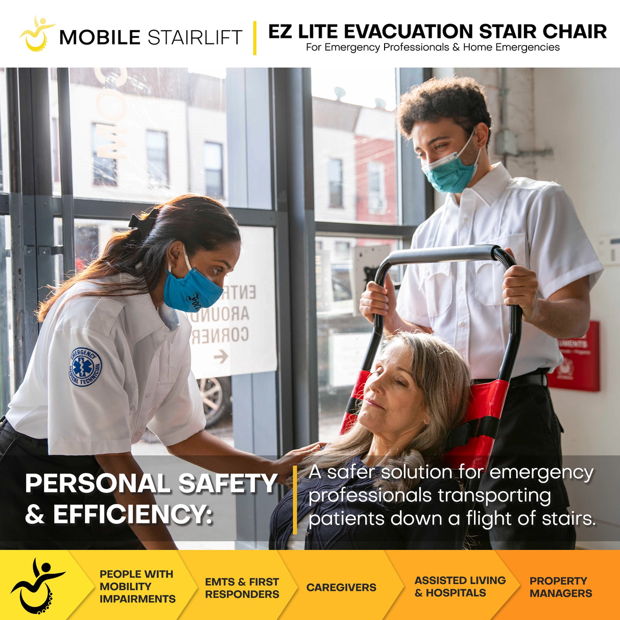 EZ LITE Evacuation Chair