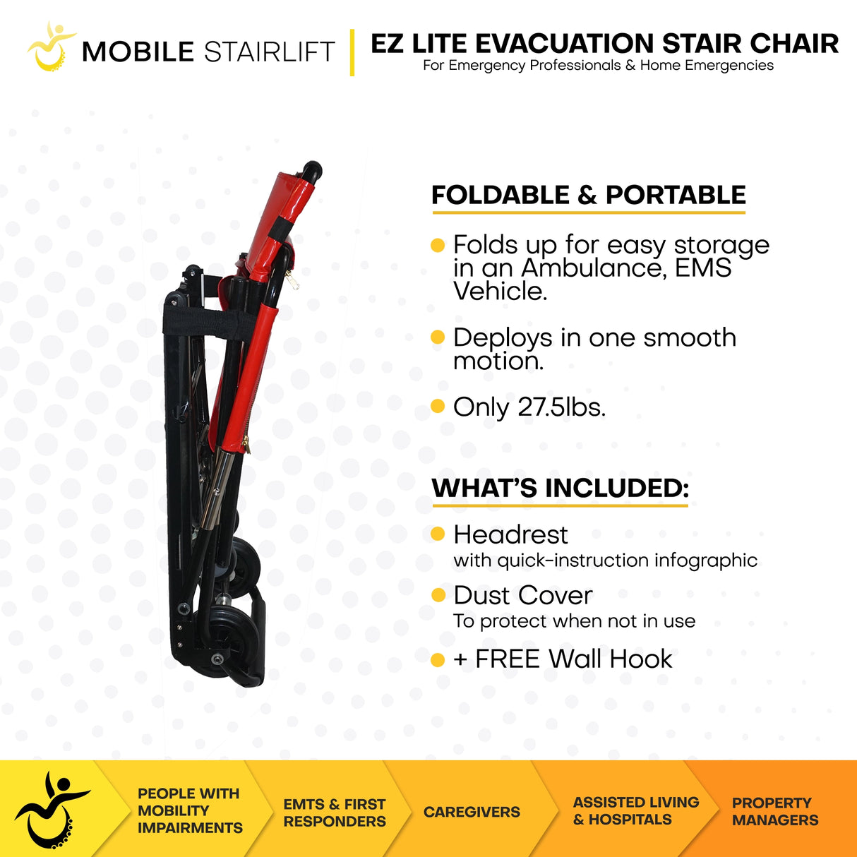 EZ LITE Evacuation Chair