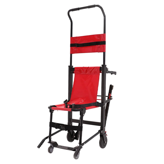 Close-up product image of mobile stairlift.