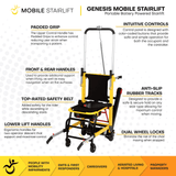 Genesis Mobile Stairlift  - Battery Powered & Portable Stair Wheelchair - Motorized Chair Lift - Minor Cosmetic Defects